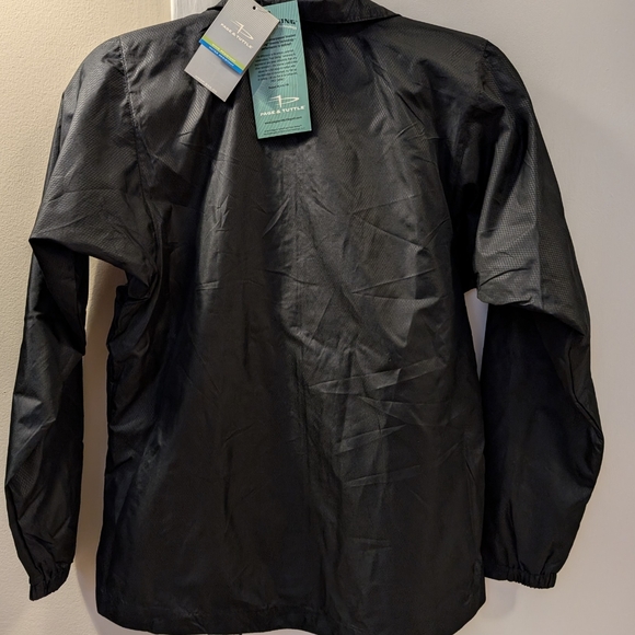 Page & Tuttle Black Women's Windbreaker  in Small NWT (for Golf or everyday use) - Picture 2 of 5